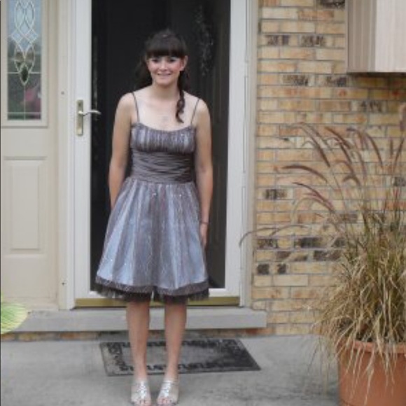 Grey glittery dress - Picture 5 of 5